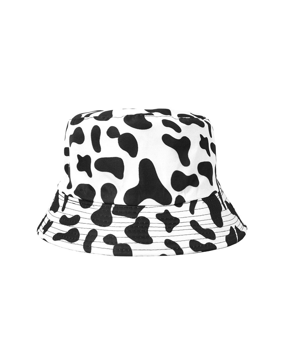 Moo Bucket Hat-Black/White-Front