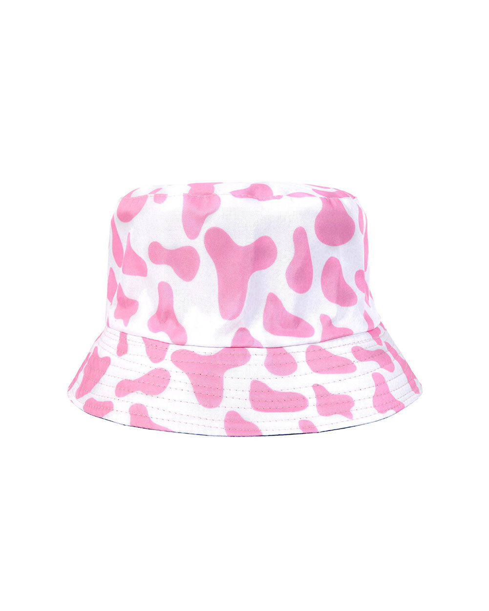 Moo Bucket Hat-Baby Pink-Front