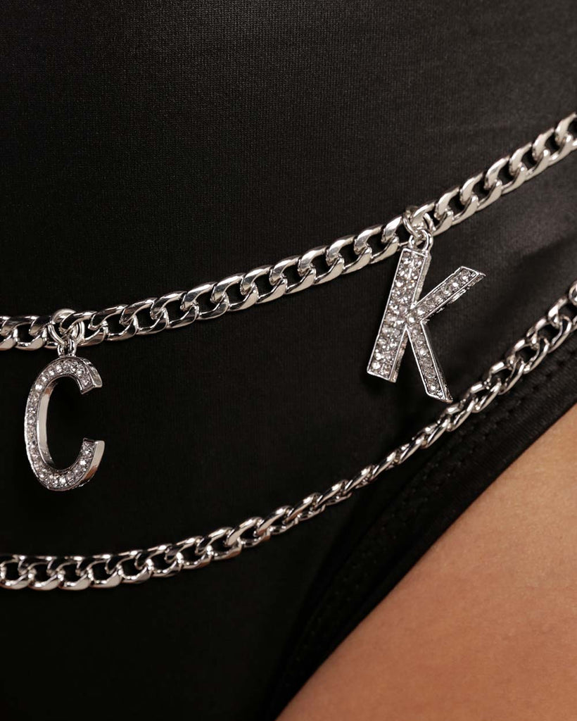 Don't F*CK With Me Belly Chain-Silver-Detail
