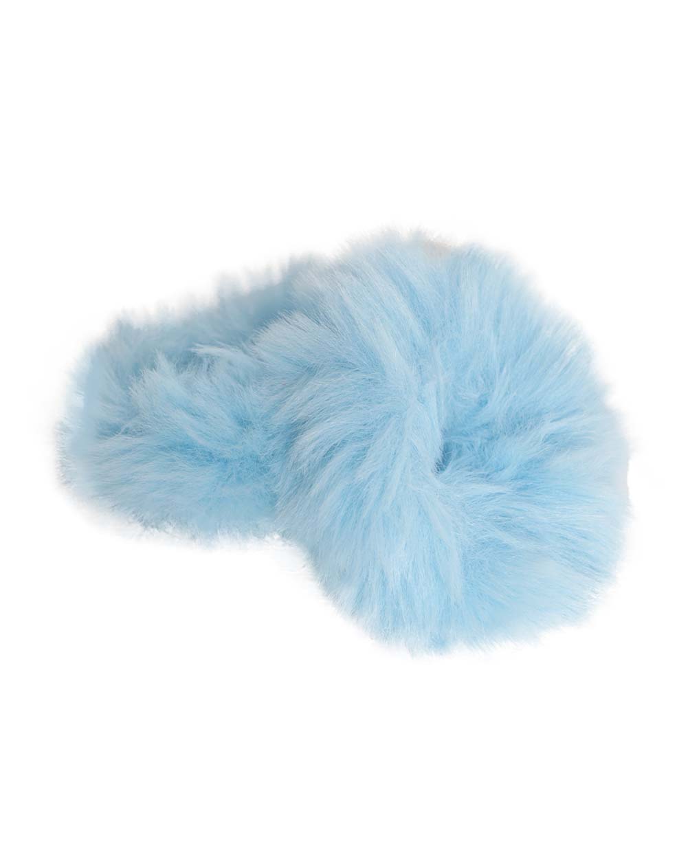 Ultra Furry Scrunchies-Baby Blue-Front
