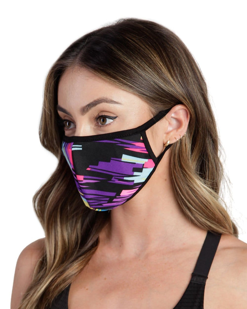 U Got It Face Mask-Black/Purple-Side