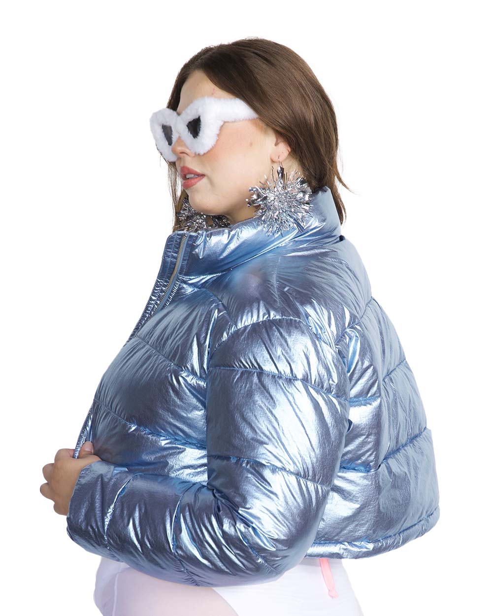 Fractal Fantasies Metallic Cropped Puffer Jacket-Curve1-Baby Blue-Back--Bailey---2X