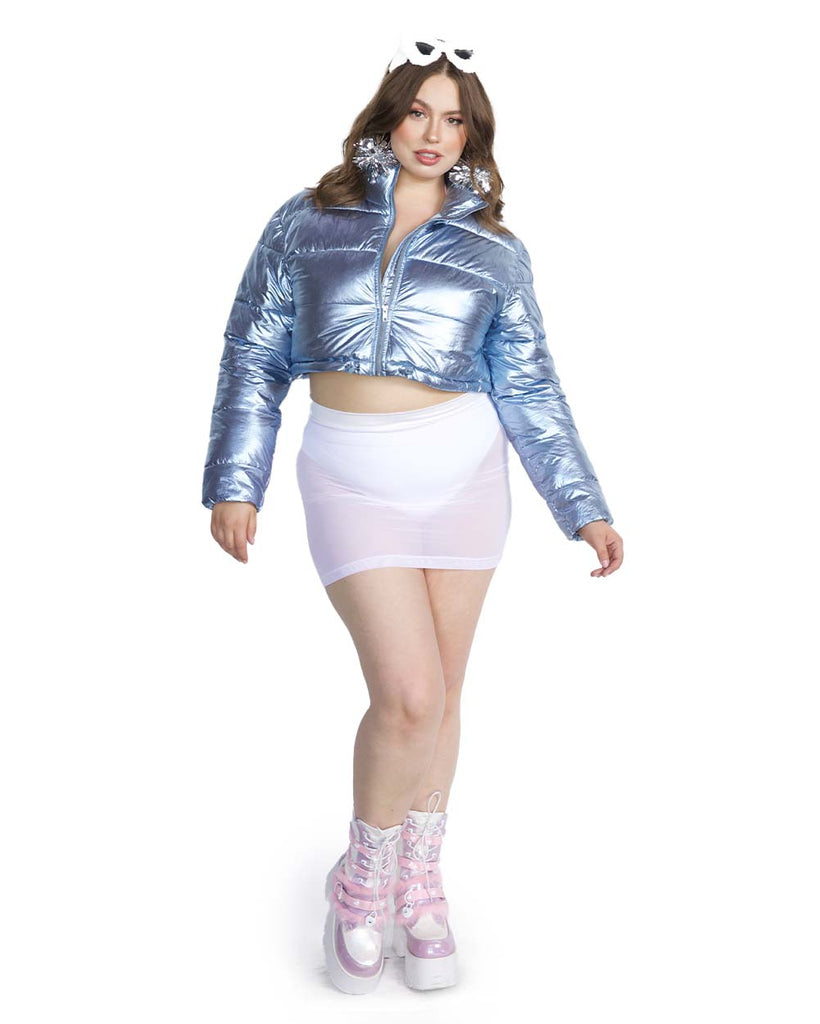 Fractal Fantasies Metallic Cropped Puffer Jacket-Curve1-Baby Blue-Full--Bailey---2X