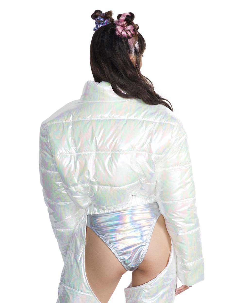 Fully Charged Cropped Puffer Jacket-White-Back--Destiny2---S