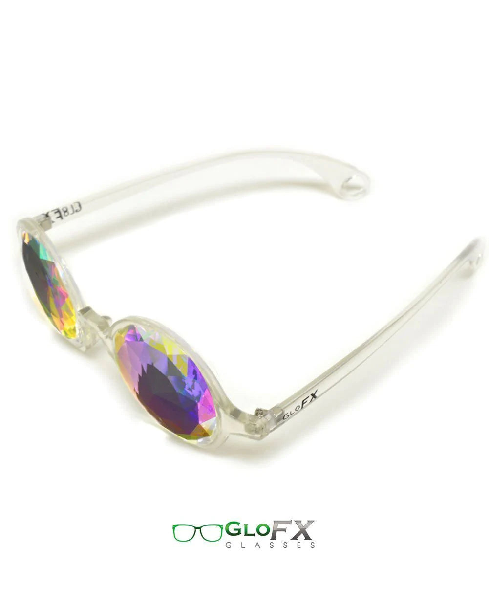 Crystal Kaleidoscope Glasses-Clear-Top