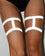 Harness Pair Leg Garters - Reflective