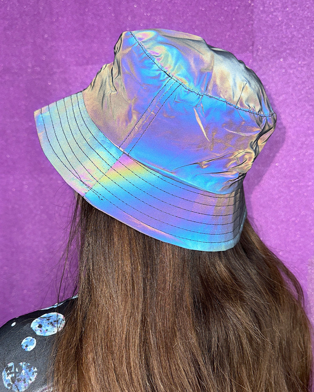 Sweet Drip Rainbow Reflective Bucket Hat-Rainbow-Reflective