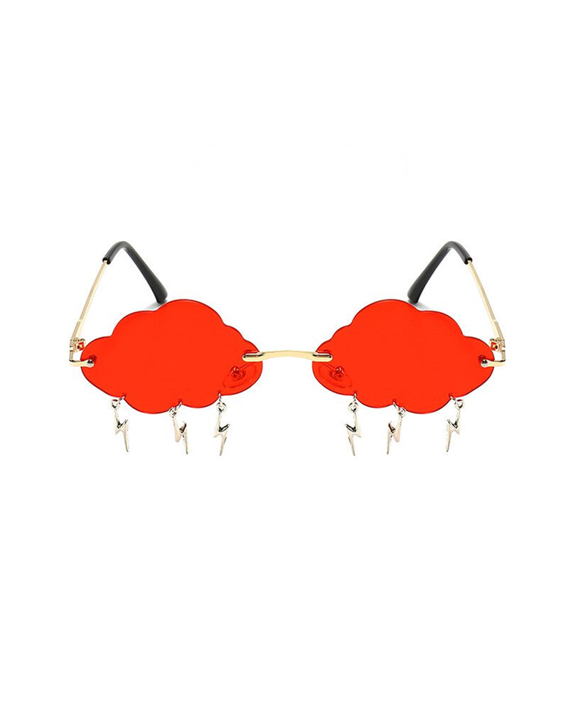 Lil Drizzle Sunglasses-Red-Front