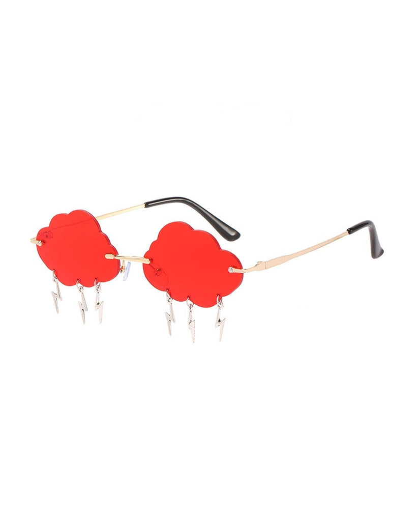 Lil Drizzle Sunglasses-Red-Side