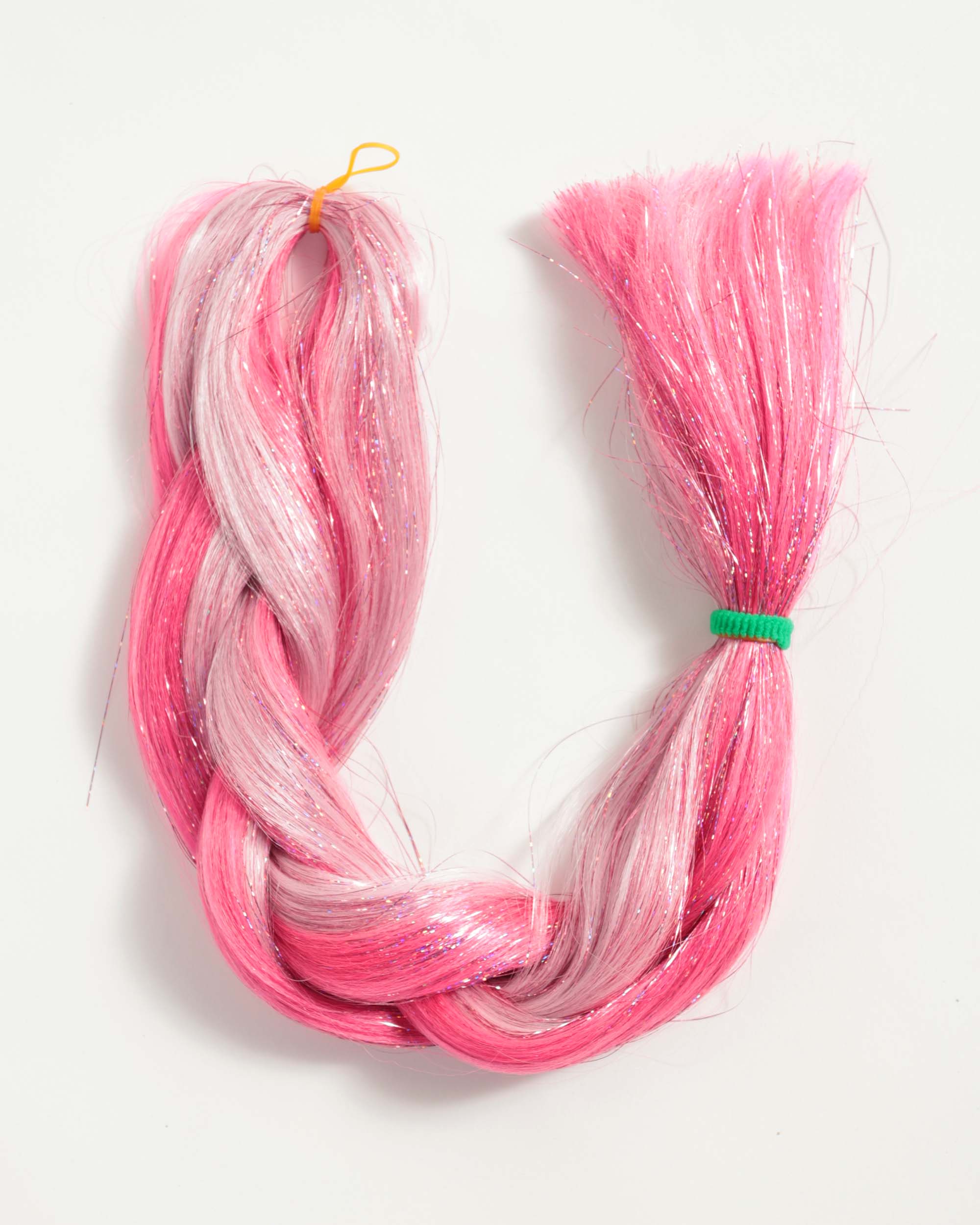 Lunautics Lovey Dovey Hair Extensions-Pink-Front