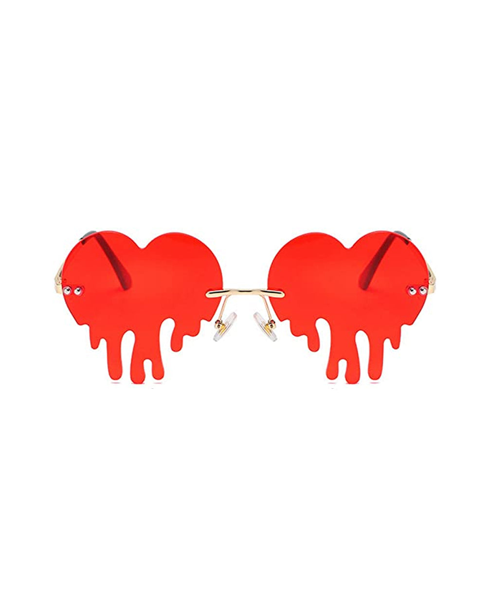 Melt My Heart Sunglasses-Red-Front