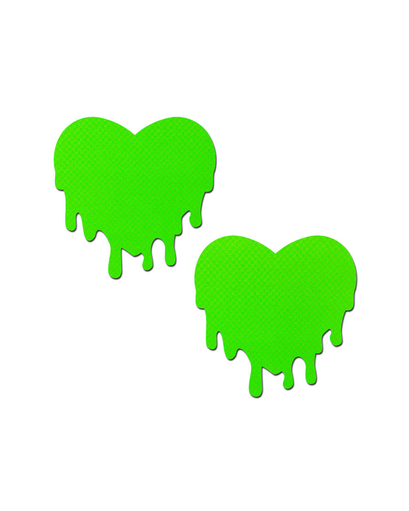 Pastease Chemical Love Neon Matte Pasties-Neon Green-Font
