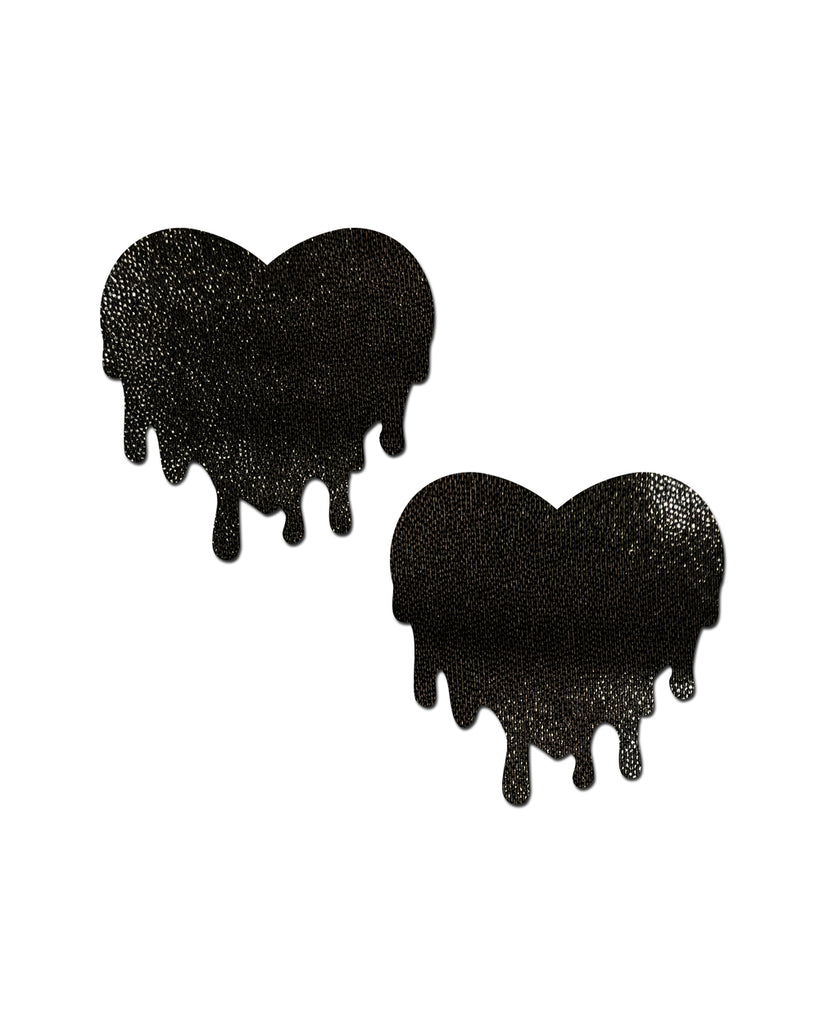 Pastease Chemical Love Pasties-Black-Front