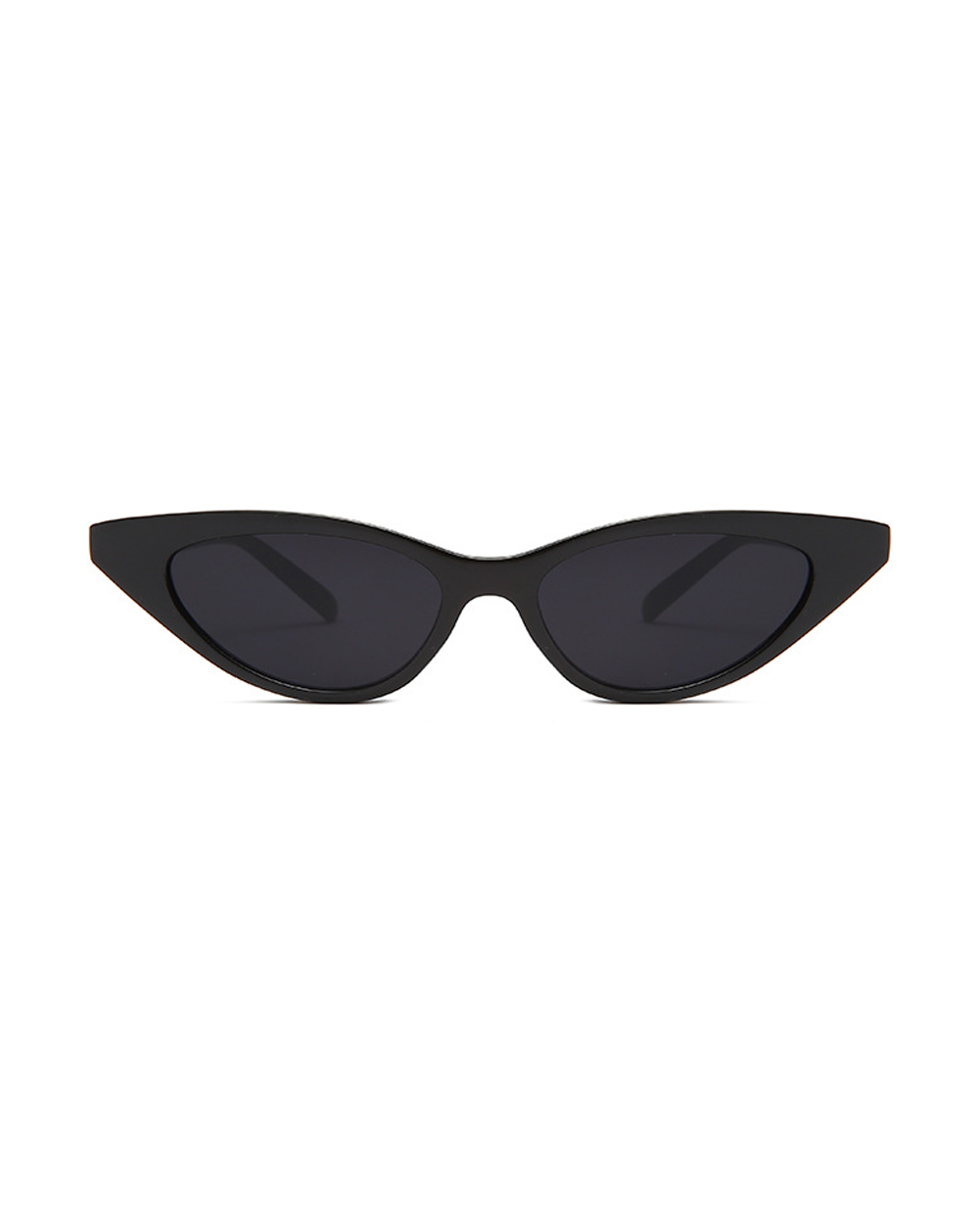 Pretty Kitty Cat Eye Sunglasses-Black-Front