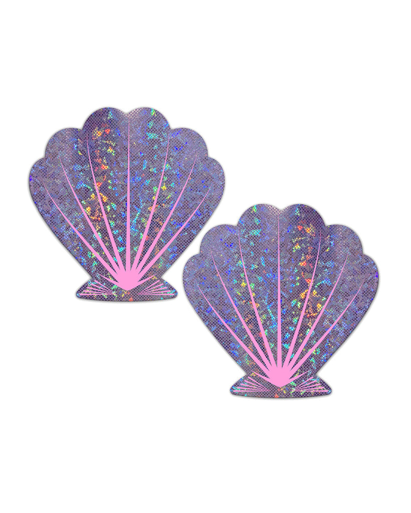 Psychedelic Seashell Pasties-Lilac/Pink