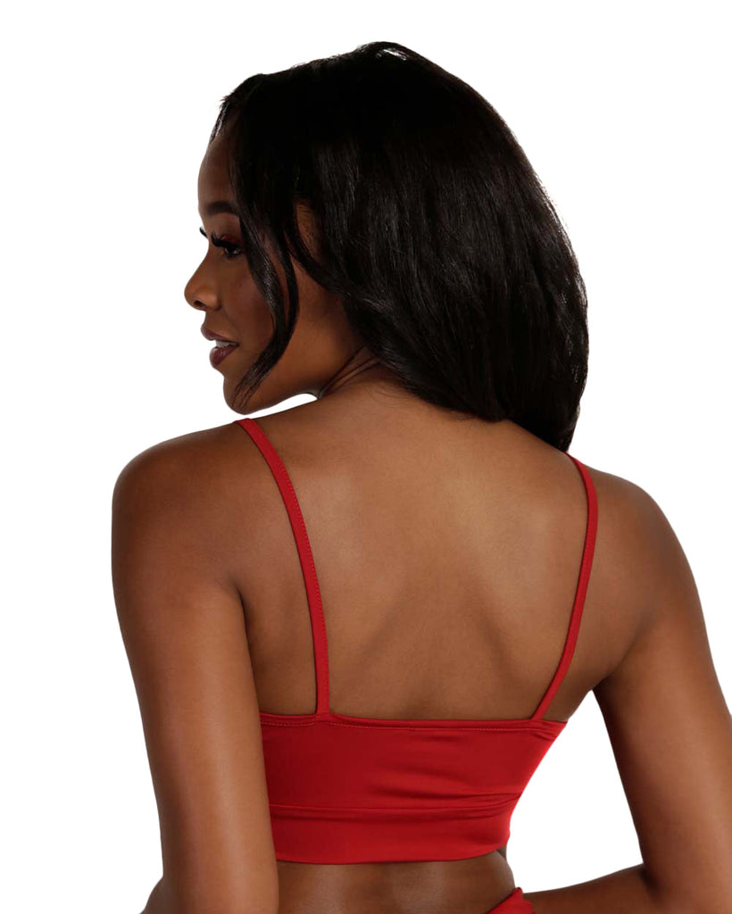 Red as a Cherry Cut Out Speed Clasp Top-Red-Back--Brandy---S