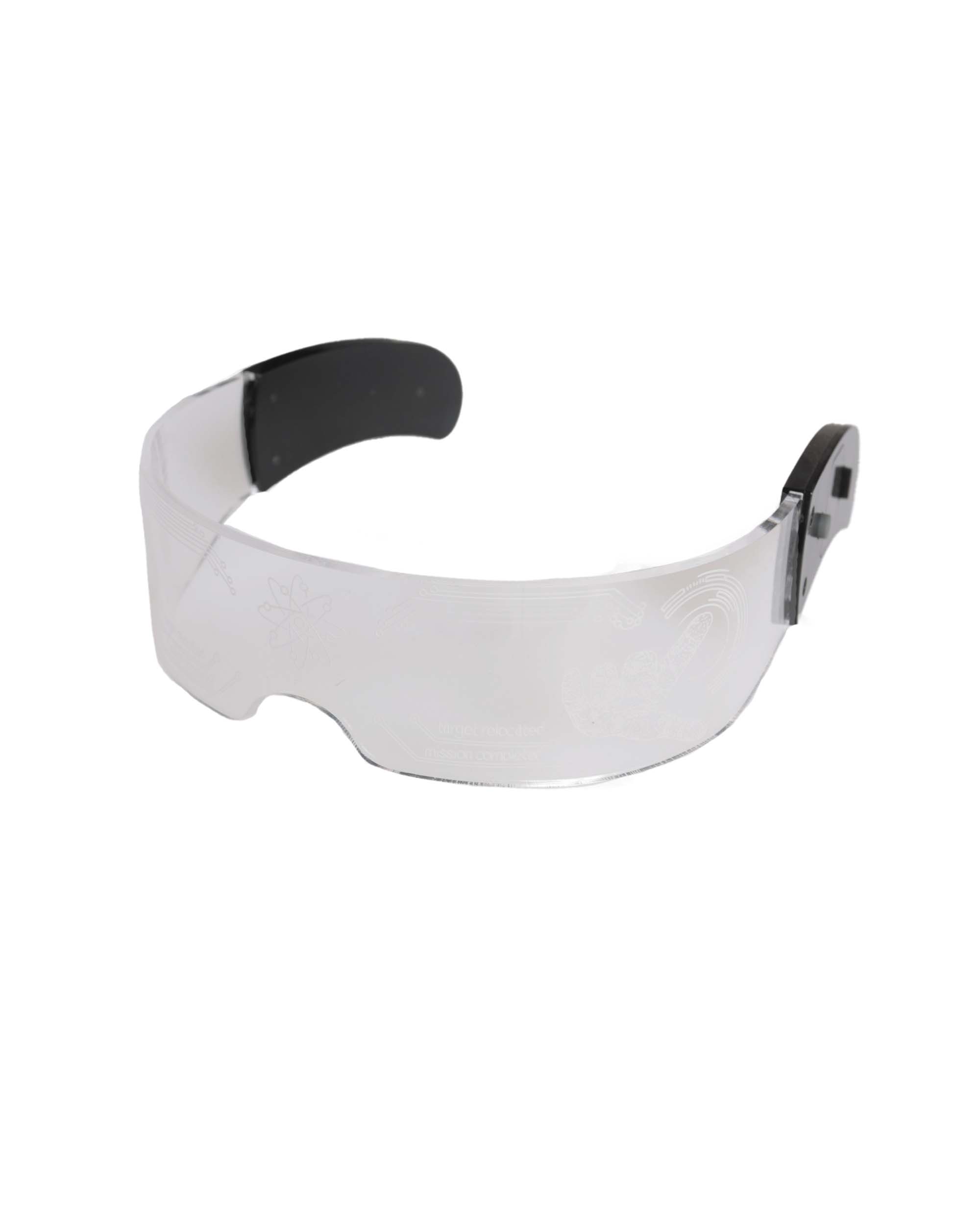 Special Agent LED Glasses-Clear-Mock2
