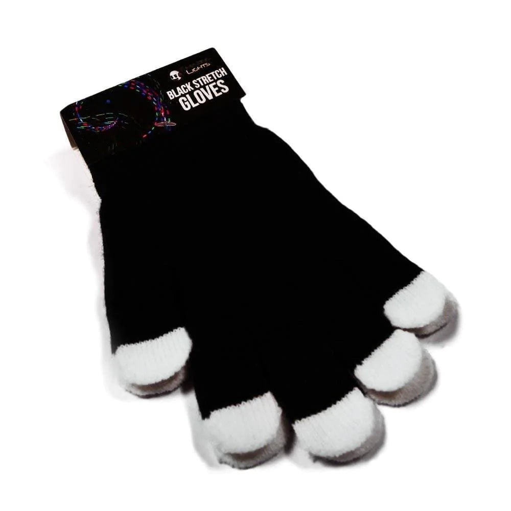 Emazing Magic Stretch Gloves - Black-Black-Front