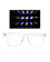 Transparent Clear Diffraction Glasses