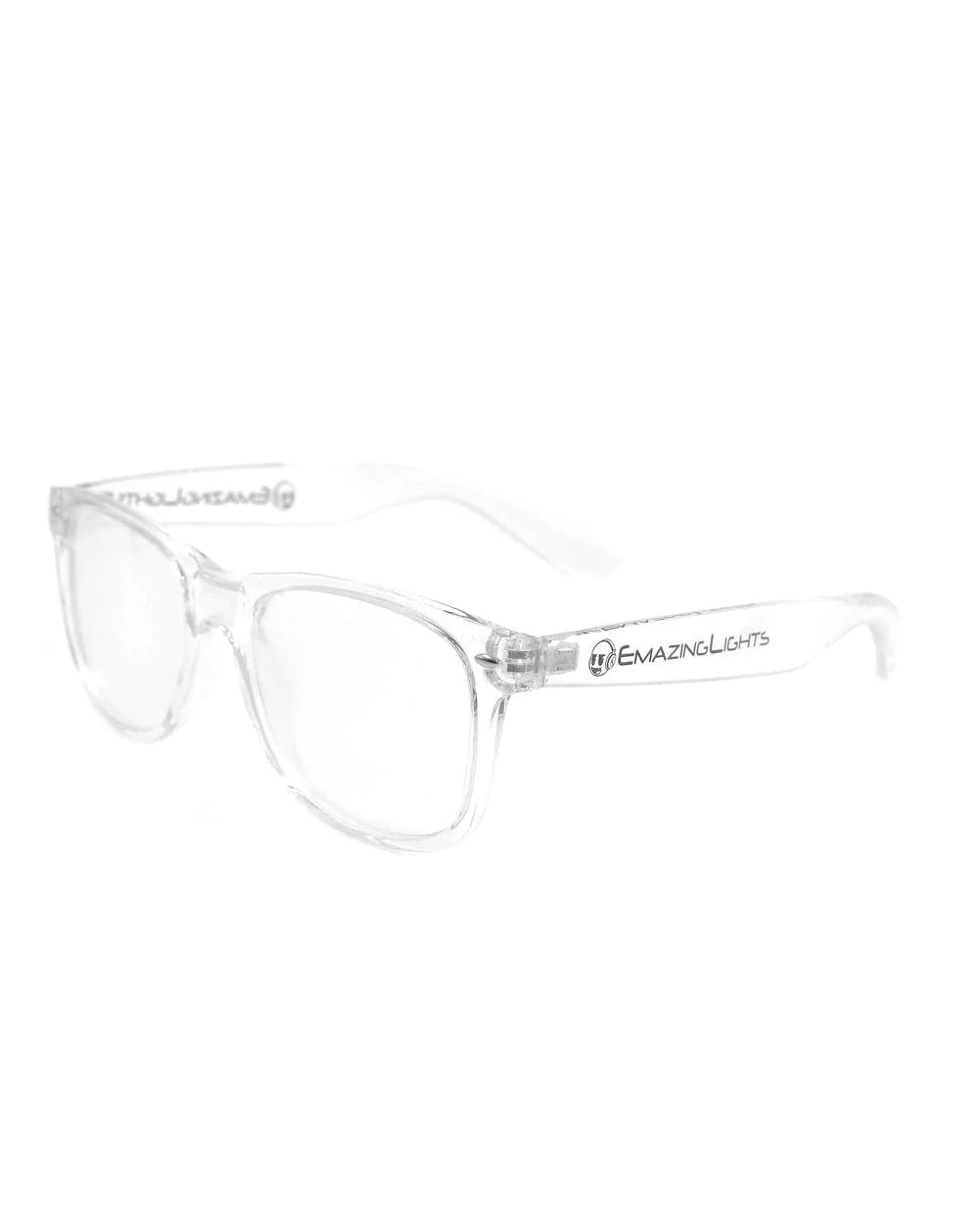 Transparent Clear Diffraction Glasses-Clear-Side