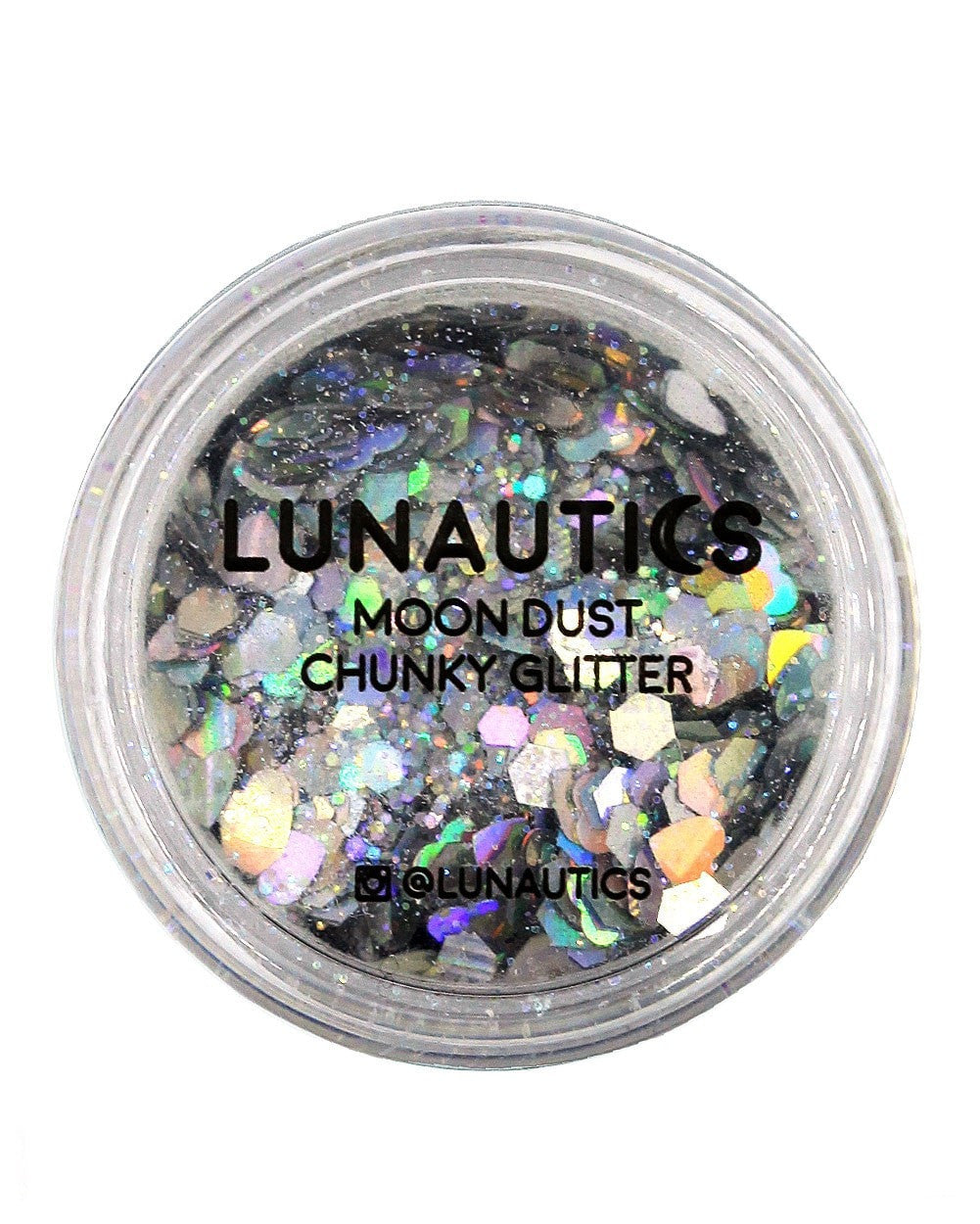 Lunautics Holla Gurl Glitter-Silver-Top