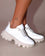 iHeartRaves Dreamy Baby Silver Reflective Sneakers