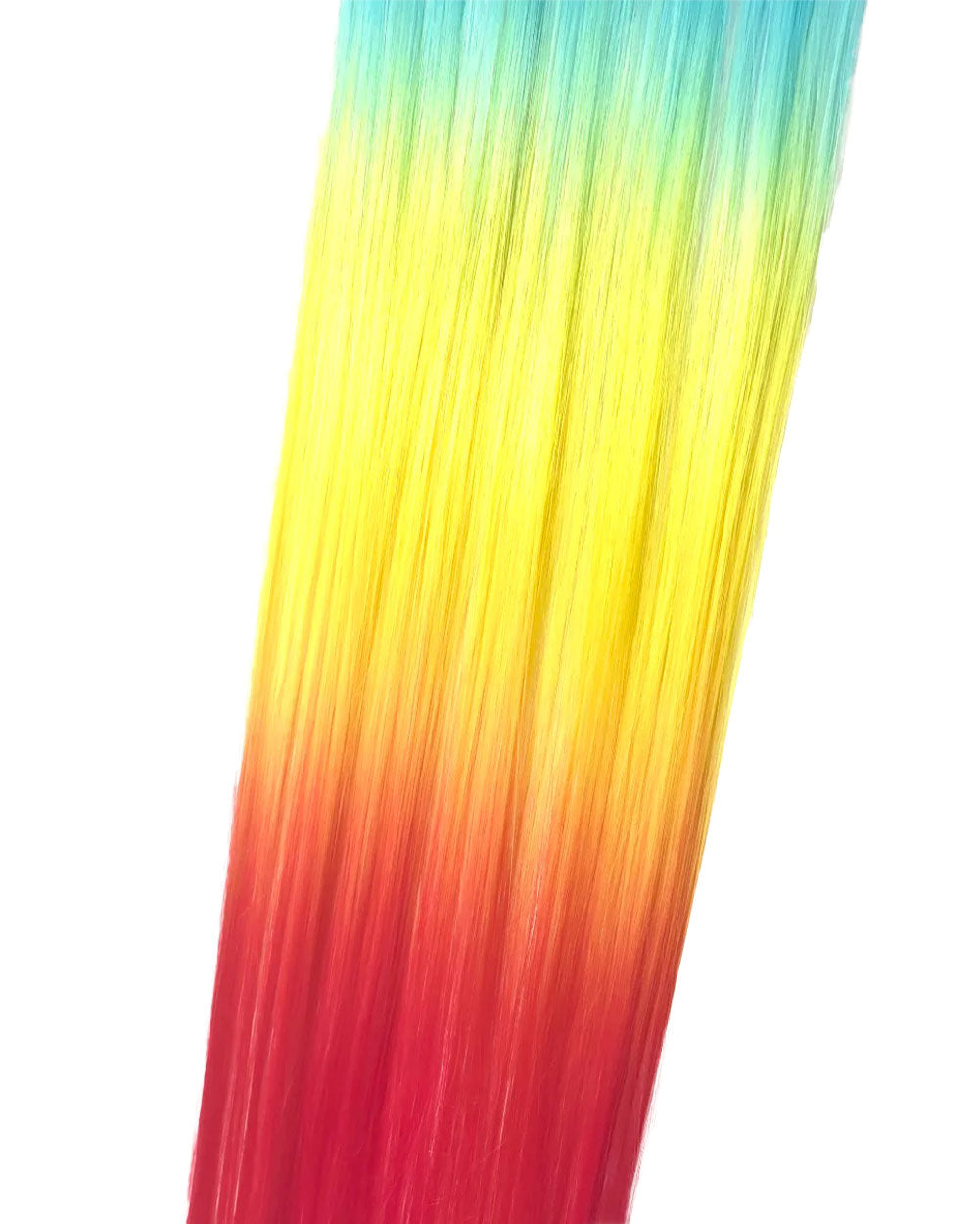 Lunautics Rainbow Ombre Clip-In Hair Extensions-Rainbow-Detail